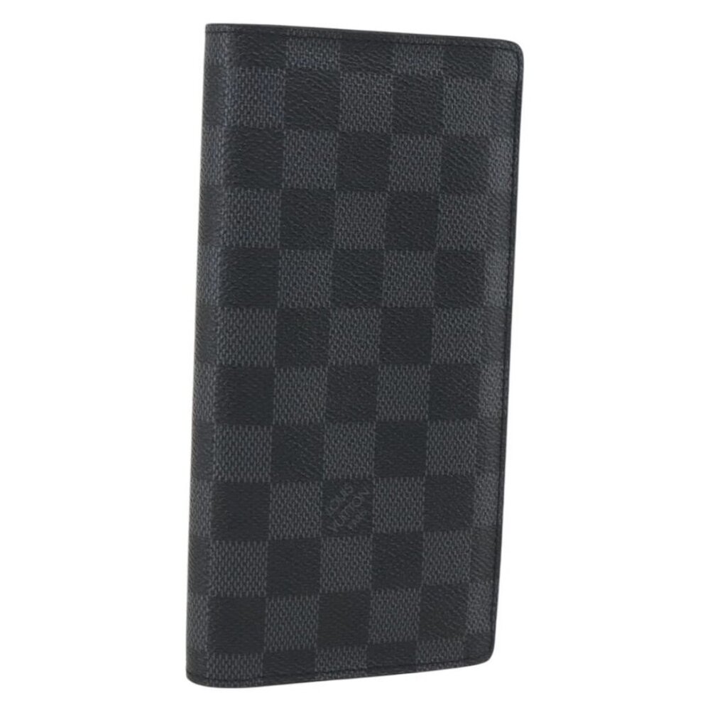 LOUIS VUITTON Damier Graphite Portefeuille Braza Wallet N62665 Auth am10217V
